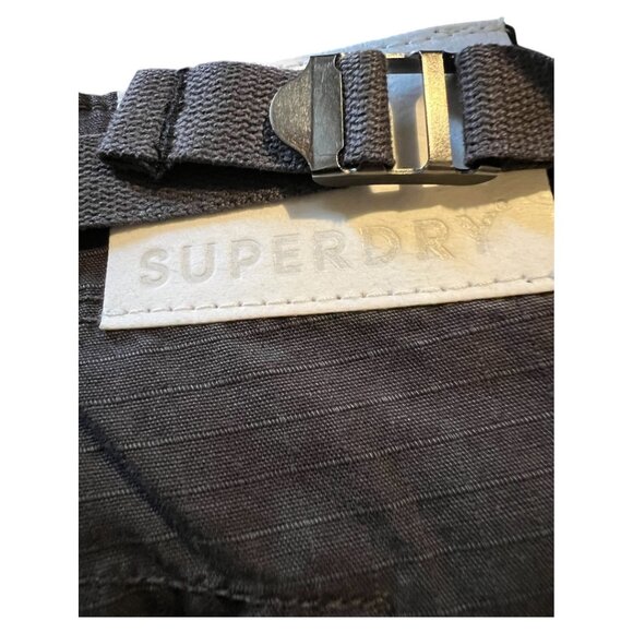 Superdry women's ripstop cargo pants size 28 L30 black NWT - Picture 4 of 7